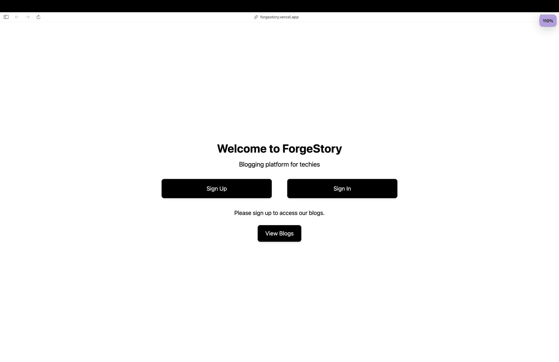 ForgeStory: A Medium Clone not found