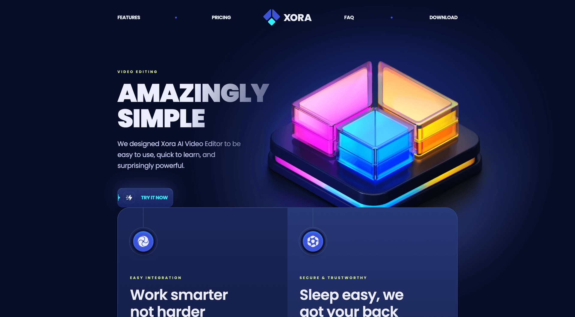 XORA: AI Landing Page not found