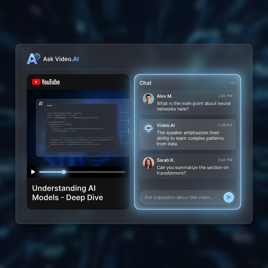 Ask Video.AI — SaaS RAG Bot for YouTube
